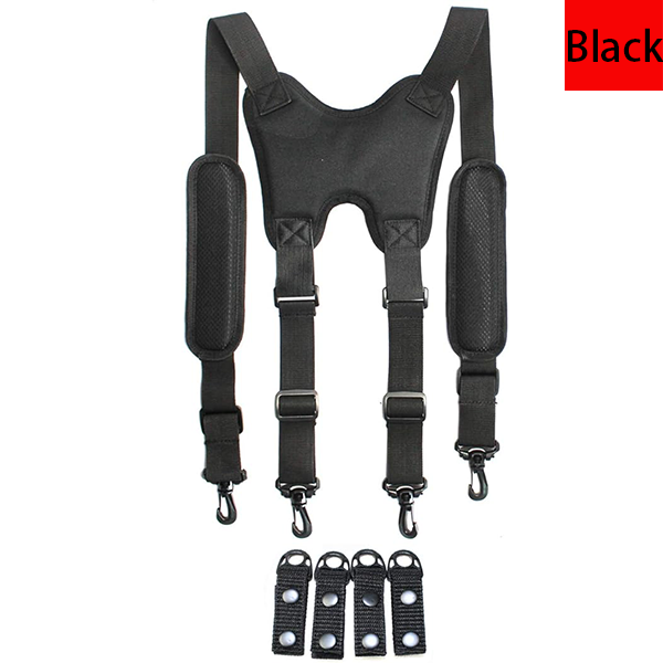 MELOTOUGH Police Suspender for duty belt Tactical suspenders For Battle Belt Come With 4 Pcs Duty Belt Keeper
