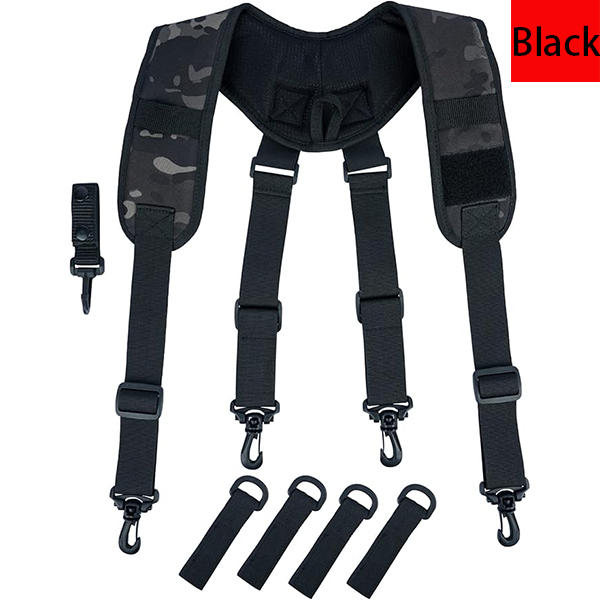 MELOTOUGH Tactical Suspenders for Duty Belt Harness,Police Suspenders Duty belt Padded Adjustable
