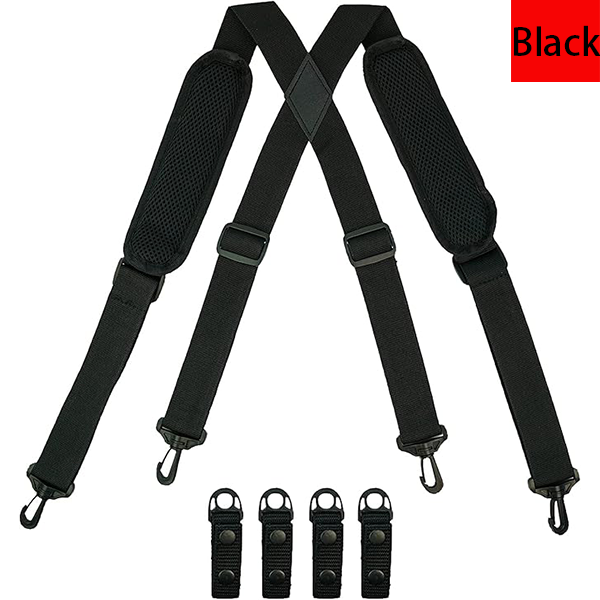 MELOTOUGH Tactical Suspenders Duty Belt Police Suspenders for Law Enforcement Belt with Padded Adjustable Shoulder