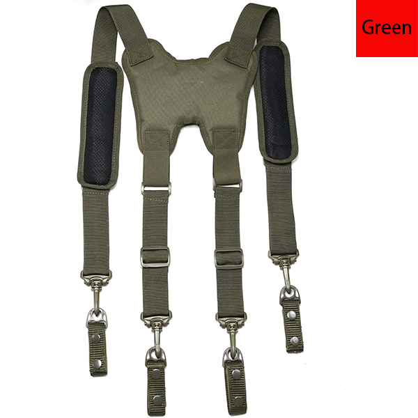 Melo Tough Tactical Harness Tactical Suspenders 1.5 inch Police Suspenders for Duty Belt