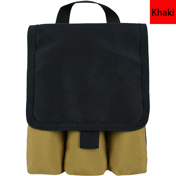 MELOTOUGH 7-Pocket Firefighter Tool Pouch with Carry Handle and Flap, Fits in Bunker Gear Pocket, Tool Organizer