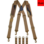 MELOTOUGH Tactical Suspenders Duty Belt Police Suspenders for Law Enforcement Belt with Padded Adjustable Shoulder