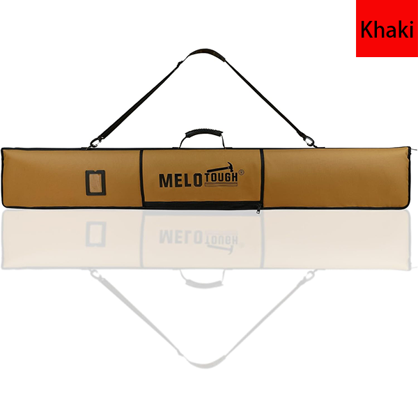 MELOTOUGH Track Saw Guide Rail Bag Padded Protection for Saw Guide Rail up to 59"(Khaki)