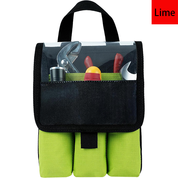 MELOTOUGH 7-Pocket Firefighter Tool Pouch with Carry Handle and Flap, Fits in Bunker Gear Pocket, Tool Organizer