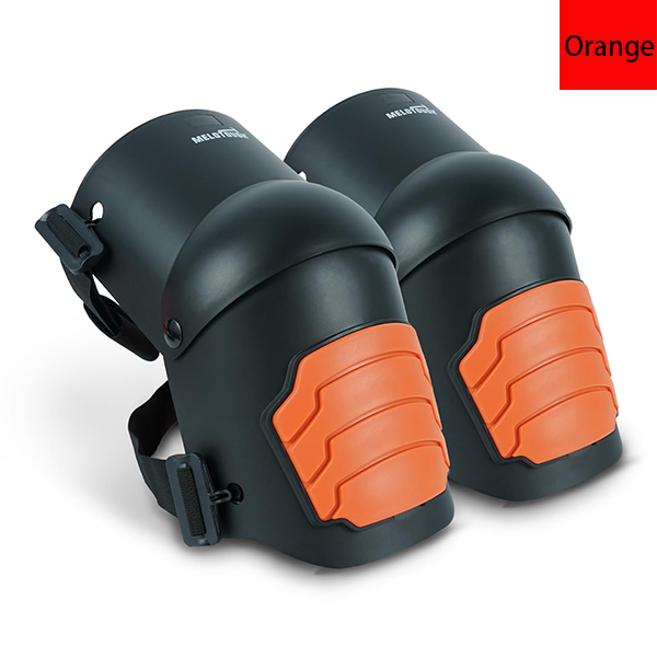MELOTOUGH Knee Pads for Work,Construction,Flooring,Gardening-Comfortable and Flexible(Orange)