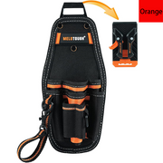 MELOTOUGH Small Tool Pouch with Quick Release Belt Clip,Tool Belt Pouch Mini Work Organizer with Tape Thong Strap