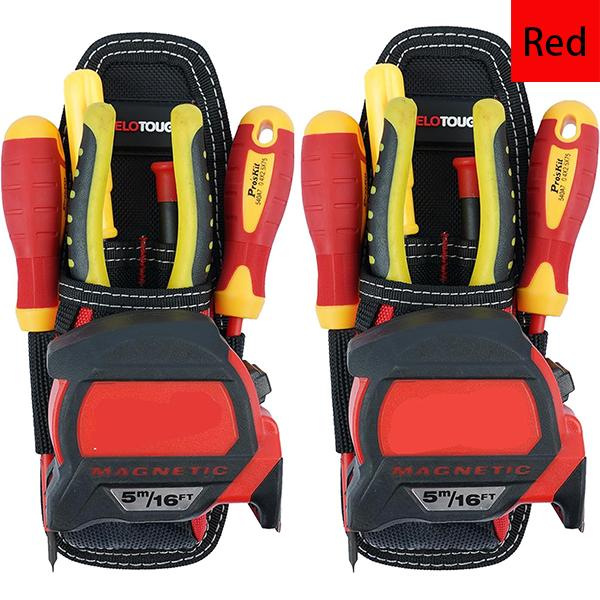 MELOTOUGH Small Tool Pouch Electrican Clip on Tool Pouch,Tool Belt Pouch with Belt Holster Mini Electrican Tool Holder with Sanp Clip