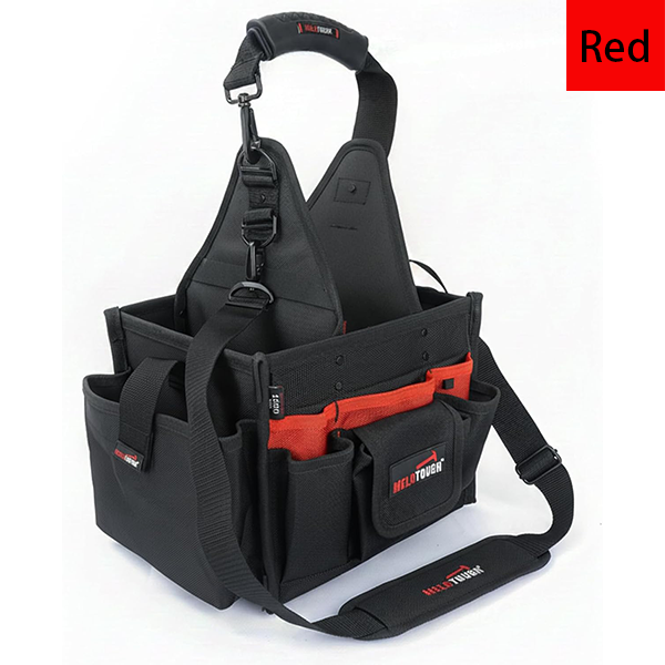 MELOTOUGH Electrical and Maintenance Tool Carrier 24-Pocket Large Electrician Tool Pouch Bag Open Top Tools Tote Bag with ‌Waterproof Base & Dual Carry Handle‌ for Gardeners/Technician