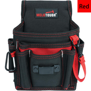 MELOTOUGH Electrician's Small Tool Pouch for Tool Belt Tool Pouch Tool Holster with Multiple Pockets, Construction Pouch Tool Organizer for Tools
