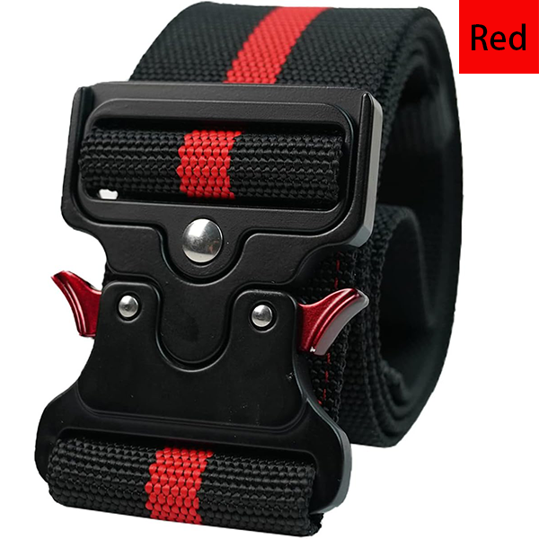 MELOTOUGH 2" Nylon Web Work Belt with Heavy Duty Quick Release Rugged Metal Buckle outdoor men's belt