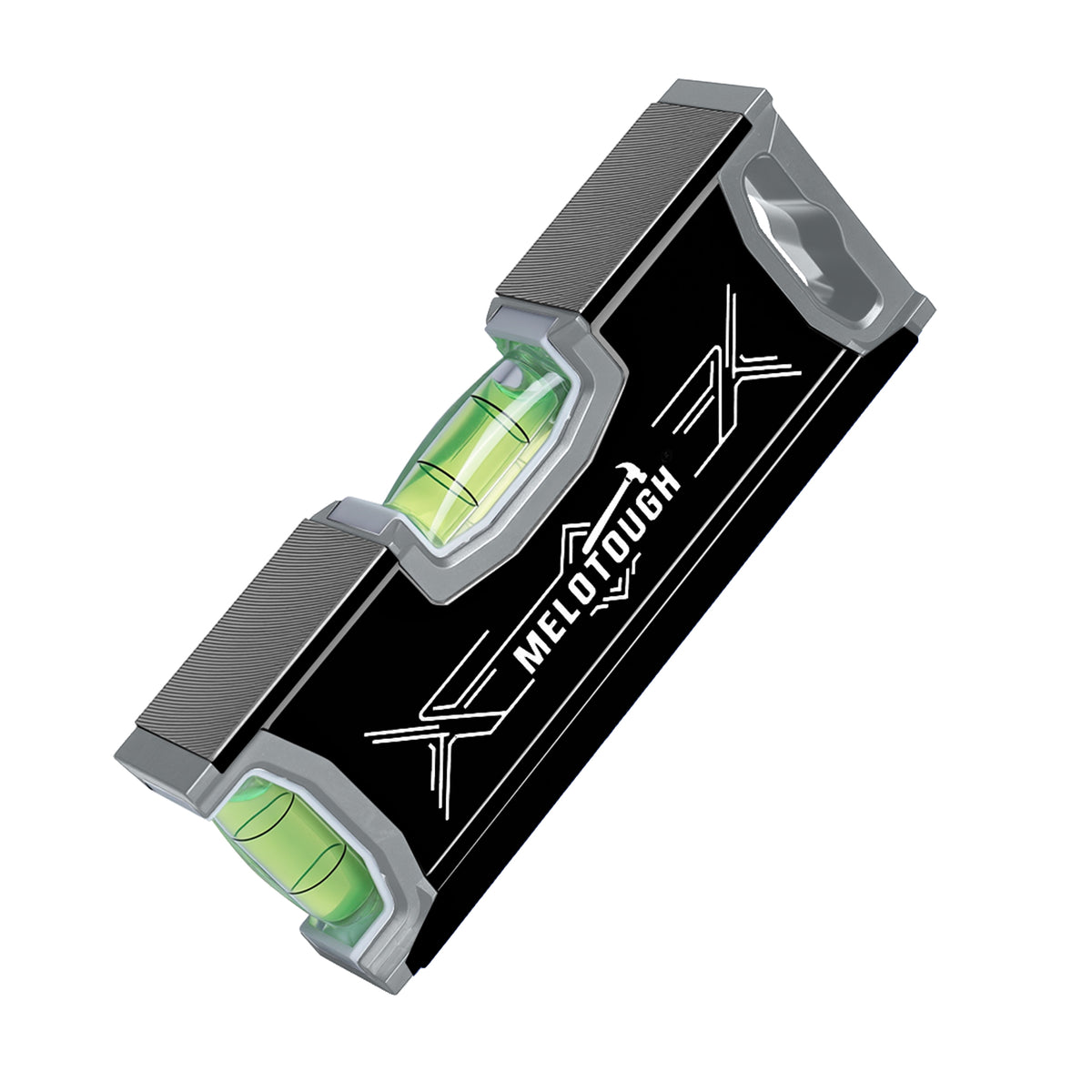 MeloTough Magnetic Torpedo Level, 6 Inch Pocket Spirit Level with Rare Earth Magnets