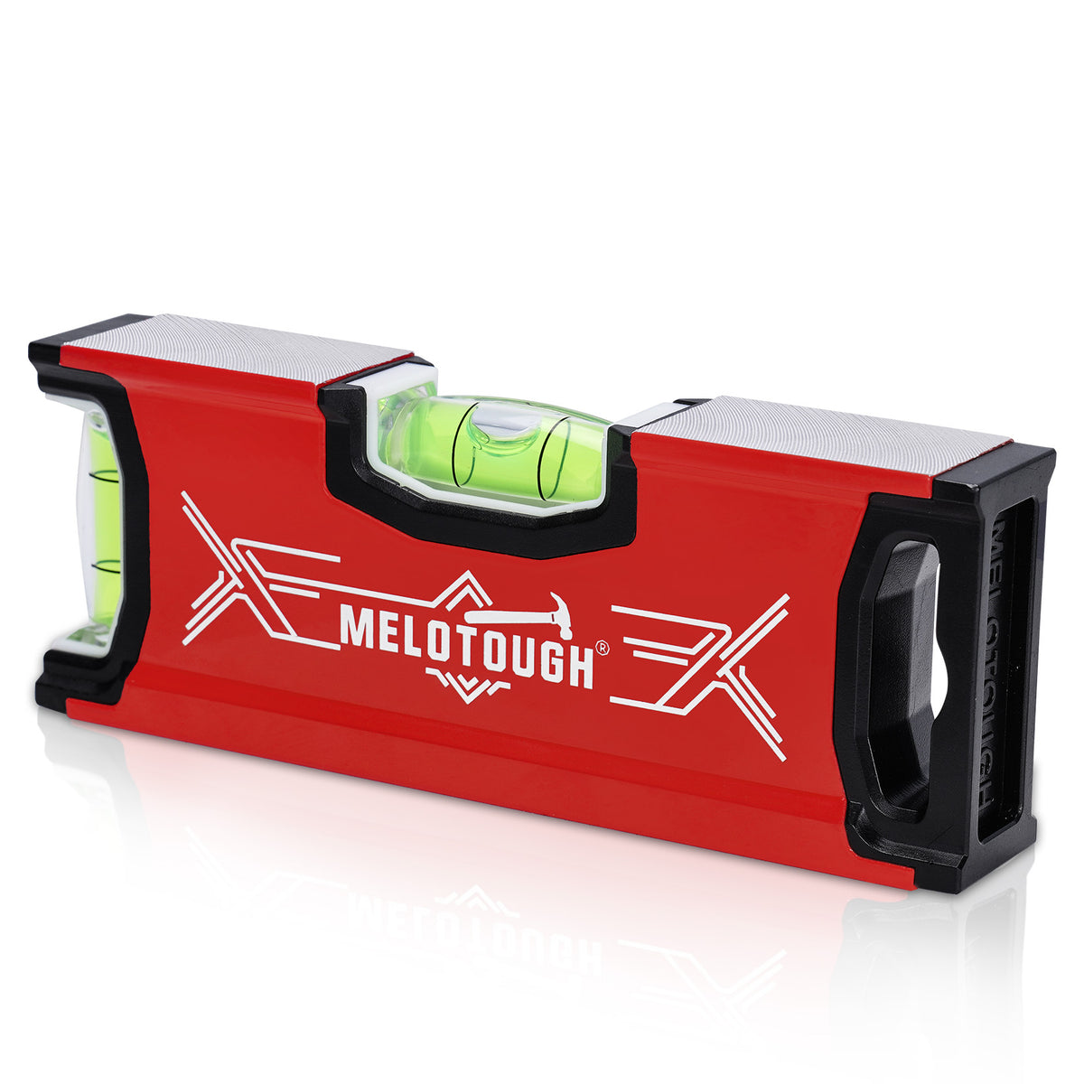 MeloTough Magnetic Torpedo Level, 6 Inch Pocket Spirit Level with Rare Earth Magnets