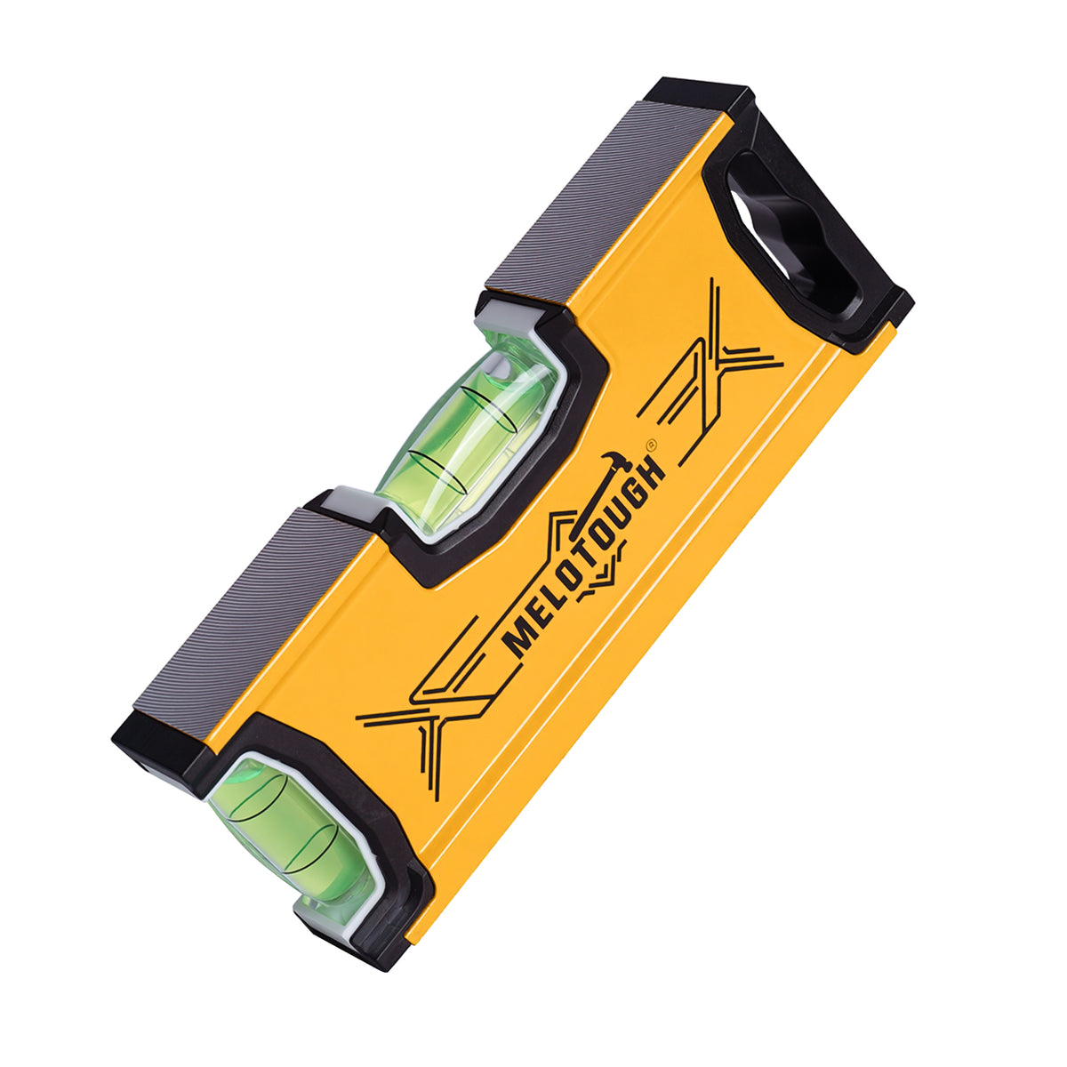MeloTough Magnetic Torpedo Level, 6 Inch Pocket Spirit Level with Rare Earth Magnets