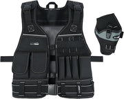 MELOTOUGH Electrician Tool Vest with Drill Holster, Adjustable Utility Tool Vest with 2" Belt for Men Construction, Carpenter