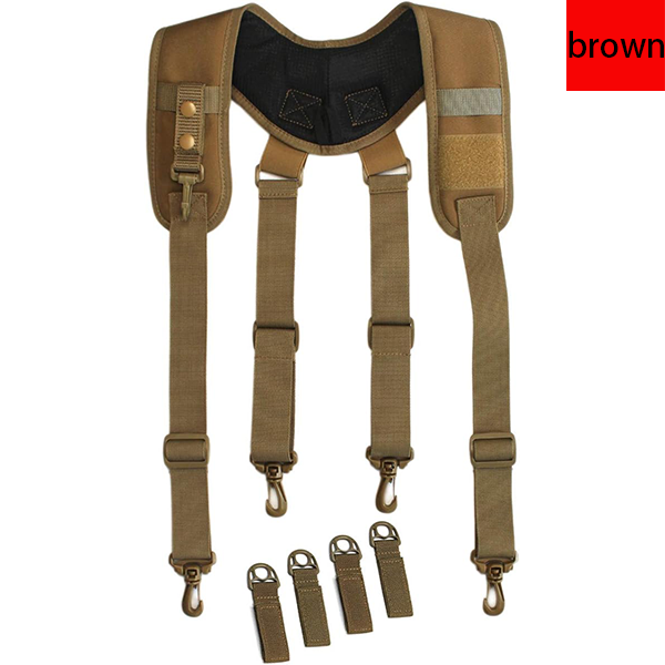 MELOTOUGH Tactical Suspenders for Duty Belt Harness,Police Suspenders Duty belt Padded Adjustable