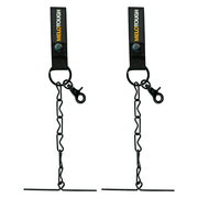 MELOTOUGH Tape Thong for Tool Belt Waist Electricians Tape Holder Chain with Keyring and Trigger snap Hook 1 Pack